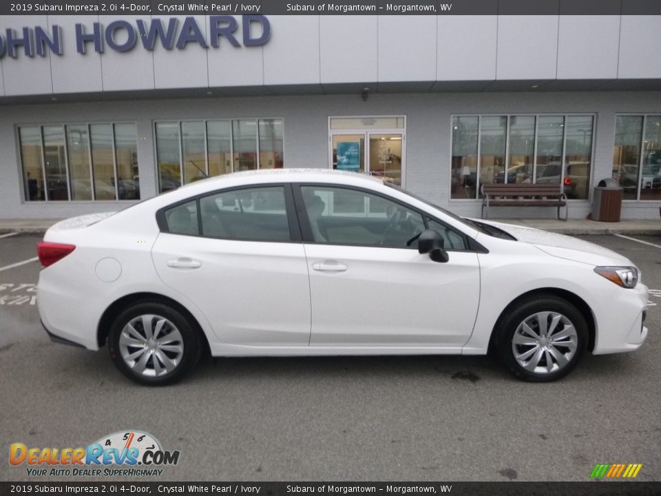 2019 Subaru Impreza 2.0i 4-Door Crystal White Pearl / Ivory Photo #3
