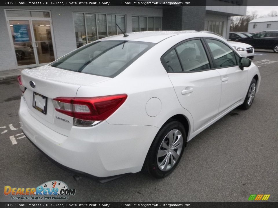 2019 Subaru Impreza 2.0i 4-Door Crystal White Pearl / Ivory Photo #4