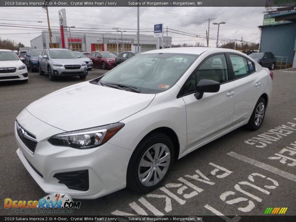 2019 Subaru Impreza 2.0i 4-Door Crystal White Pearl / Ivory Photo #8