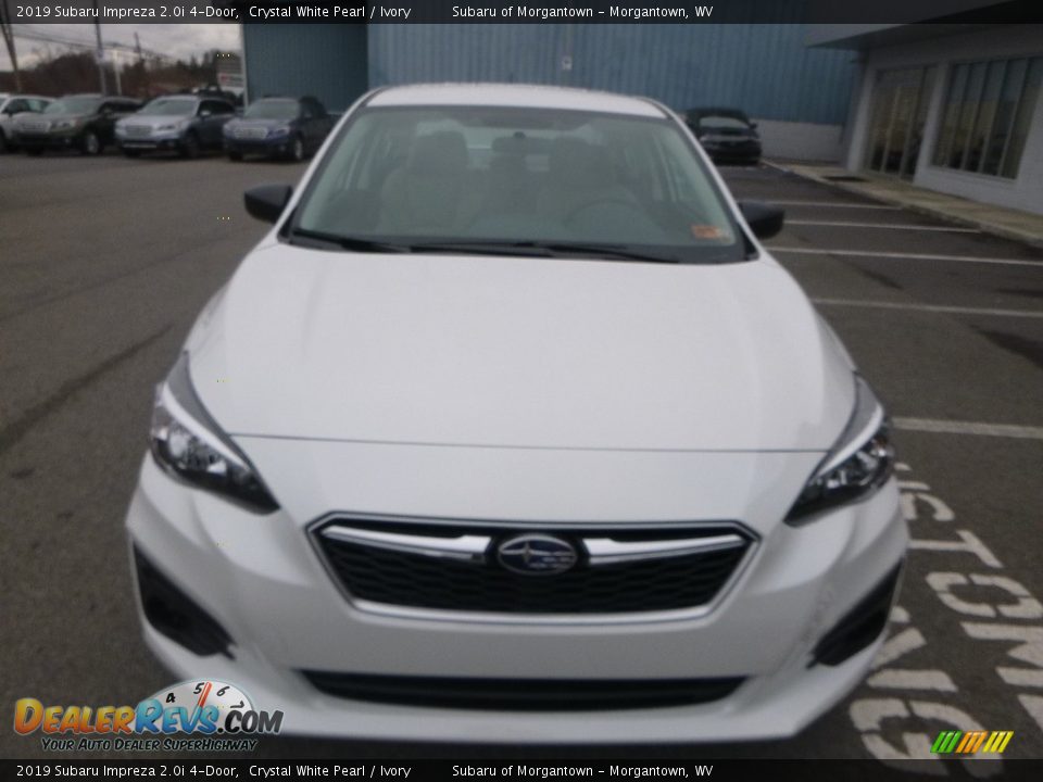 2019 Subaru Impreza 2.0i 4-Door Crystal White Pearl / Ivory Photo #9