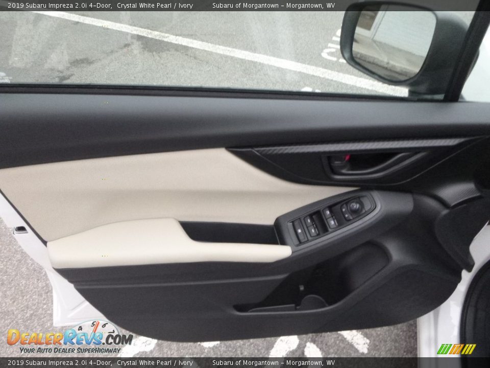 2019 Subaru Impreza 2.0i 4-Door Crystal White Pearl / Ivory Photo #13
