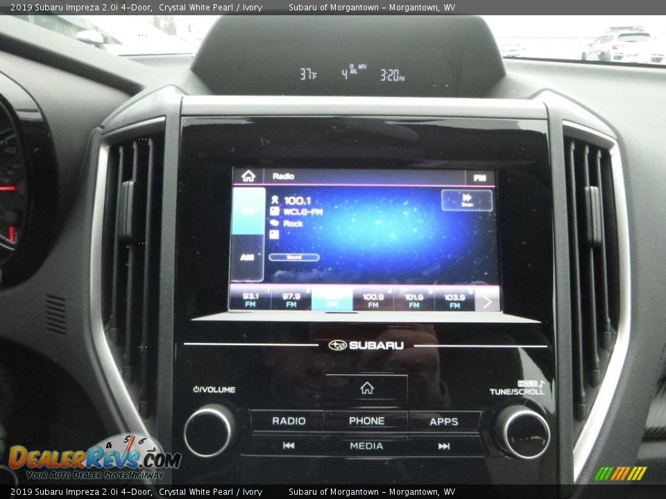 2019 Subaru Impreza 2.0i 4-Door Crystal White Pearl / Ivory Photo #16
