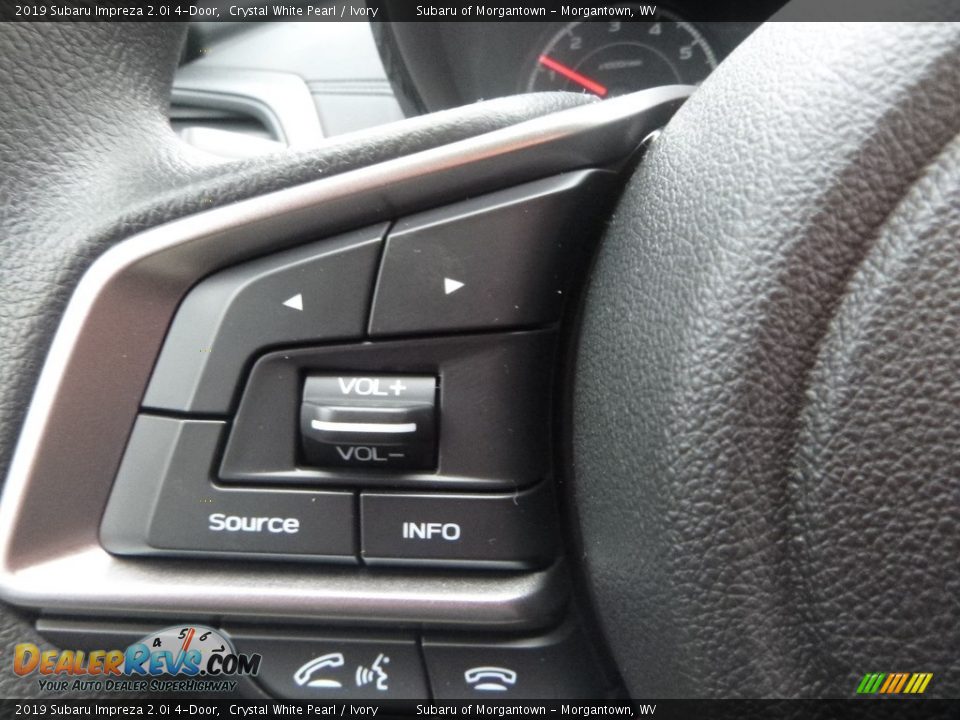 2019 Subaru Impreza 2.0i 4-Door Crystal White Pearl / Ivory Photo #19