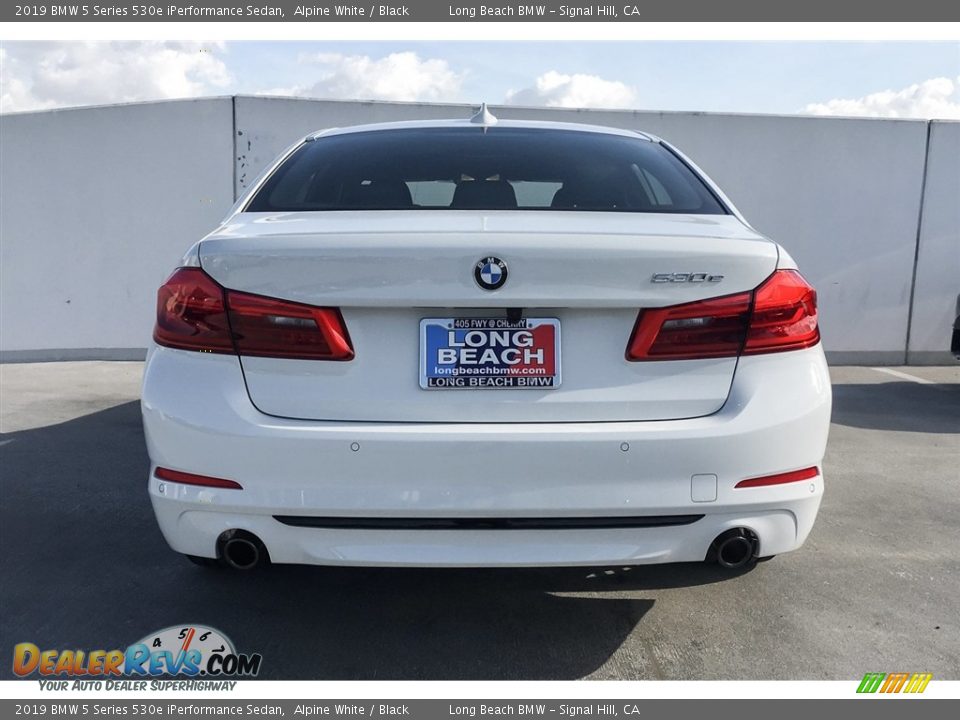 2019 BMW 5 Series 530e iPerformance Sedan Alpine White / Black Photo #3