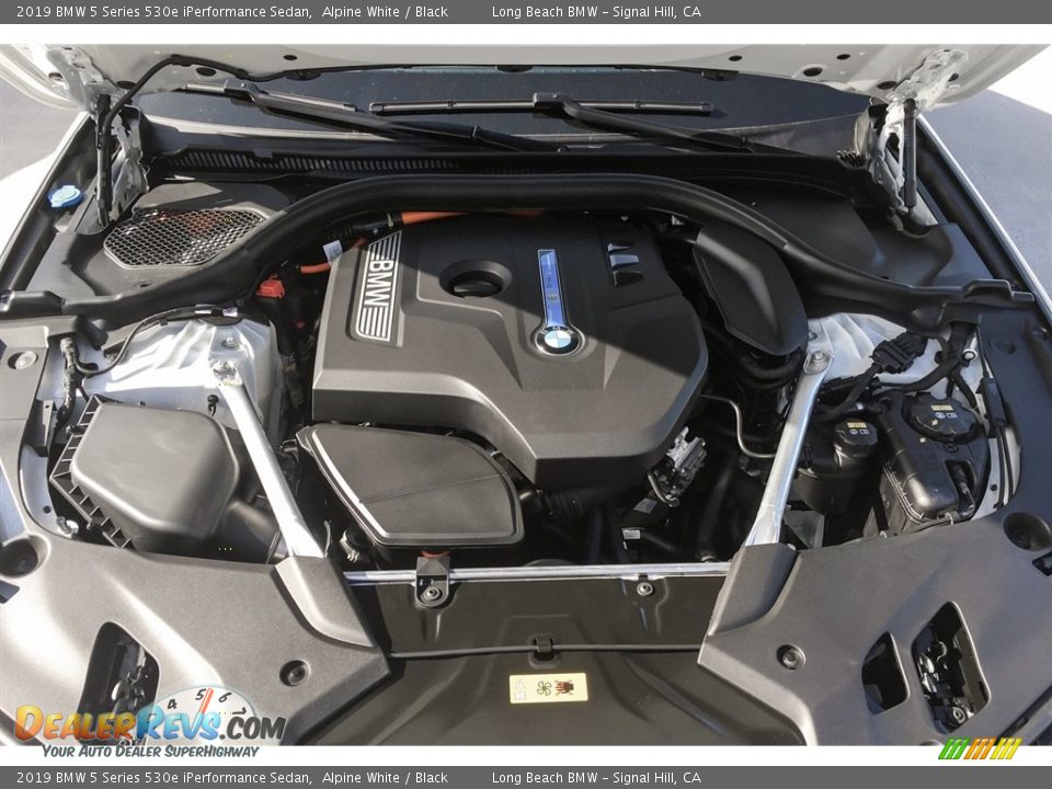 2019 BMW 5 Series 530e iPerformance Sedan Alpine White / Black Photo #8