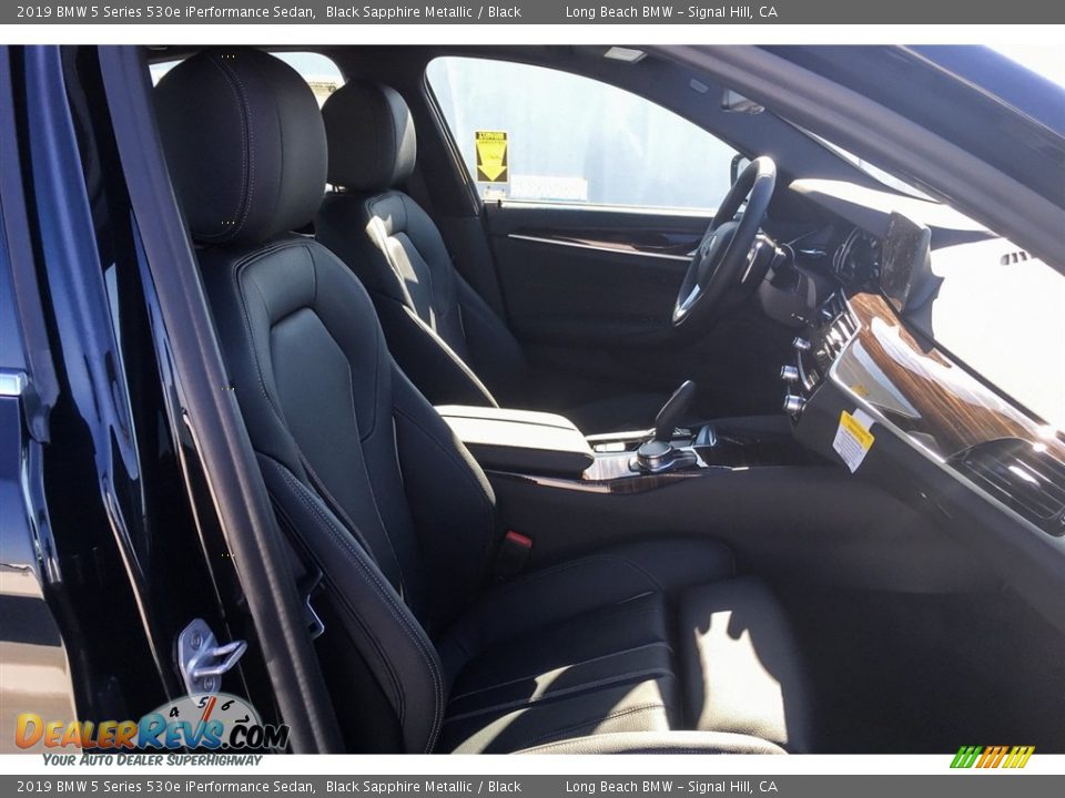 2019 BMW 5 Series 530e iPerformance Sedan Black Sapphire Metallic / Black Photo #5