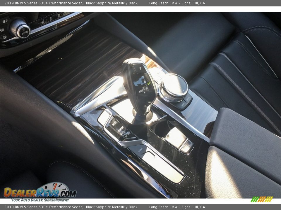 2019 BMW 5 Series 530e iPerformance Sedan Black Sapphire Metallic / Black Photo #7