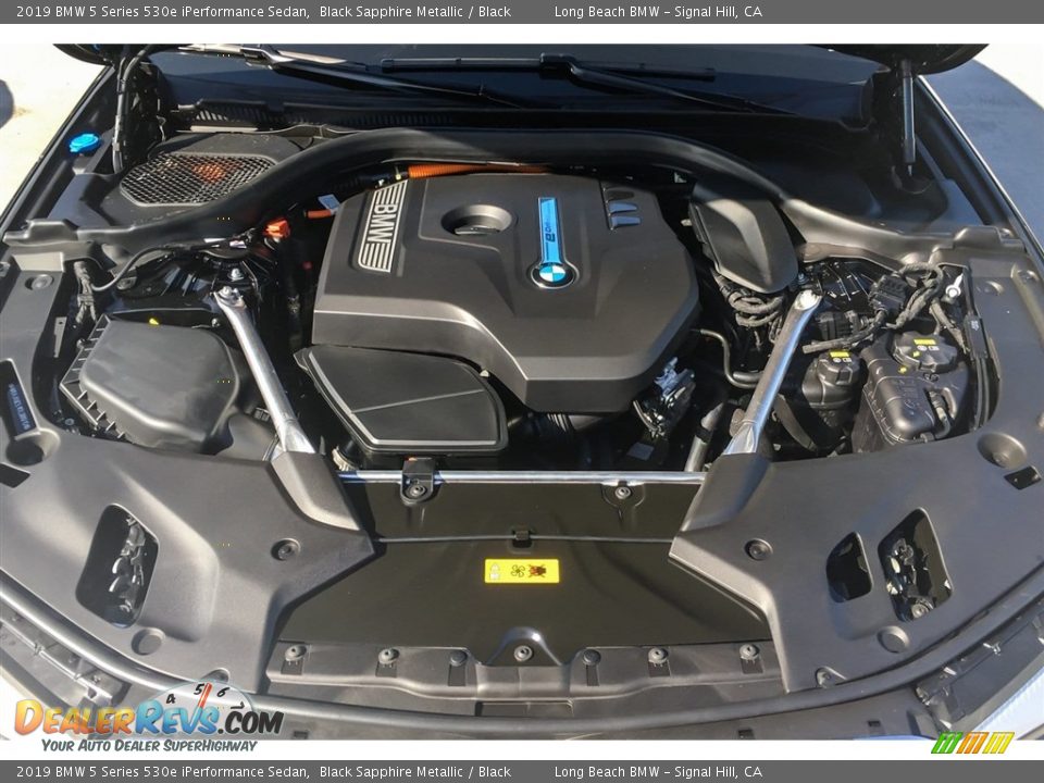 2019 BMW 5 Series 530e iPerformance Sedan Black Sapphire Metallic / Black Photo #8