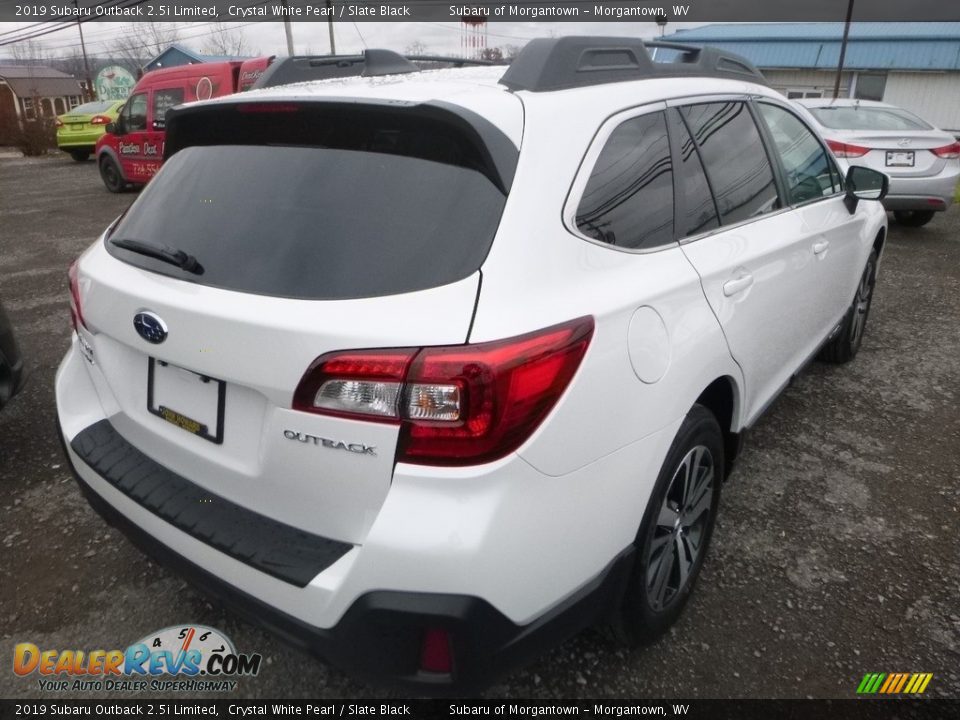 2019 Subaru Outback 2.5i Limited Crystal White Pearl / Slate Black Photo #4