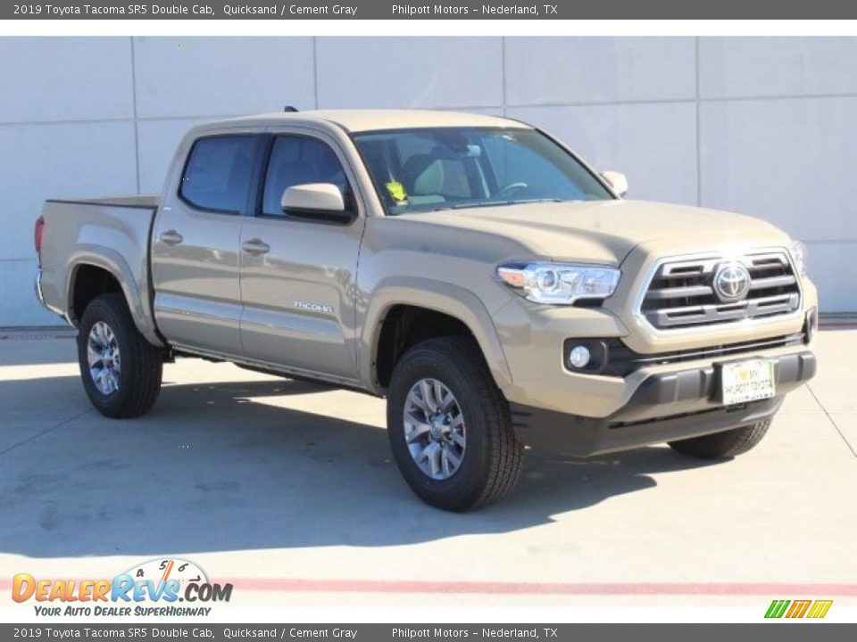 2019 Toyota Tacoma SR5 Double Cab Quicksand / Cement Gray Photo #2