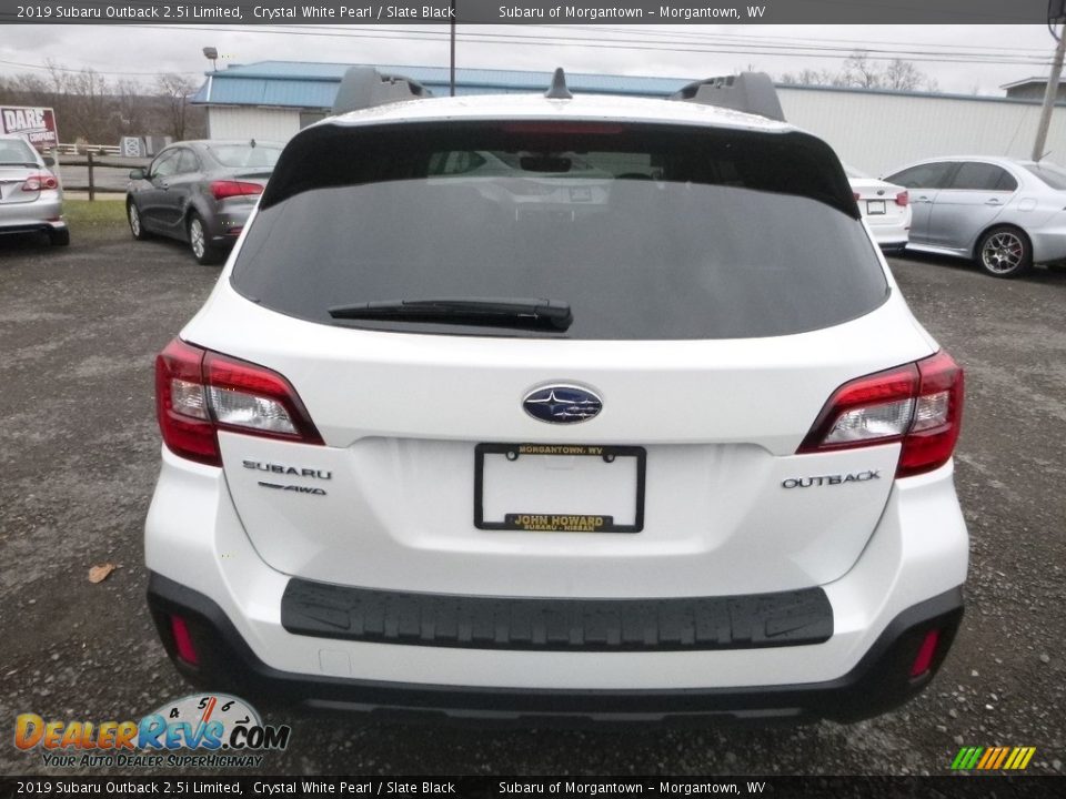 2019 Subaru Outback 2.5i Limited Crystal White Pearl / Slate Black Photo #5