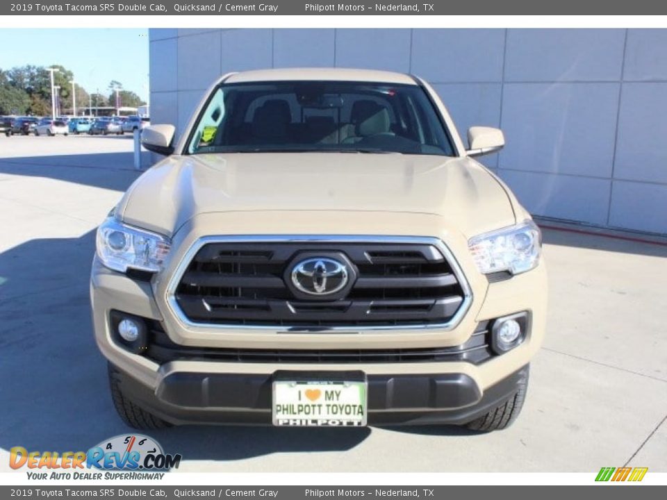 2019 Toyota Tacoma SR5 Double Cab Quicksand / Cement Gray Photo #3