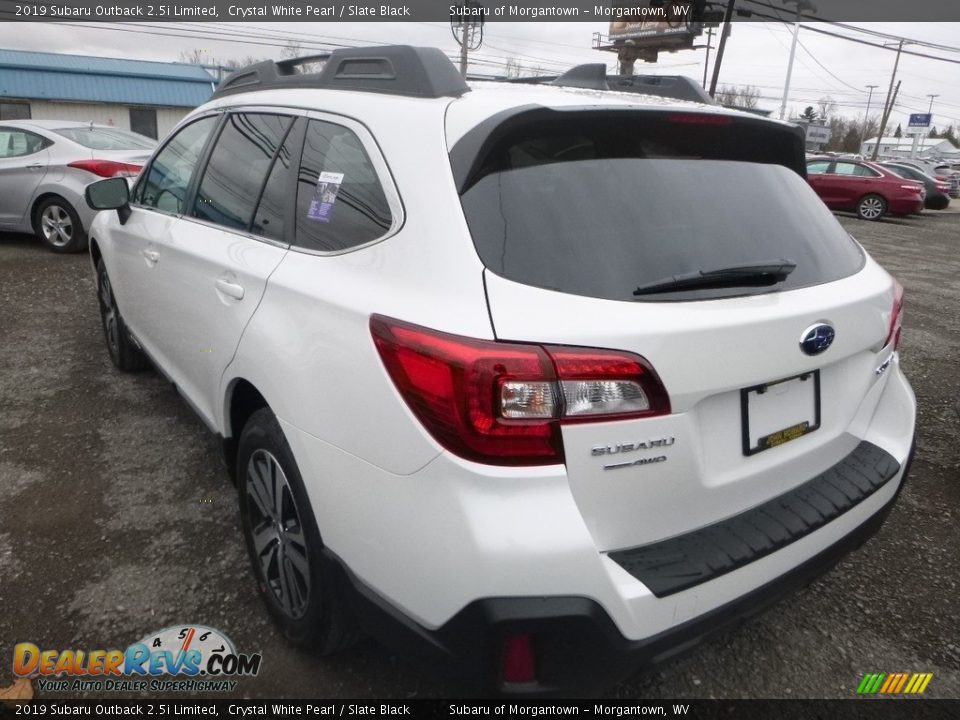 2019 Subaru Outback 2.5i Limited Crystal White Pearl / Slate Black Photo #6