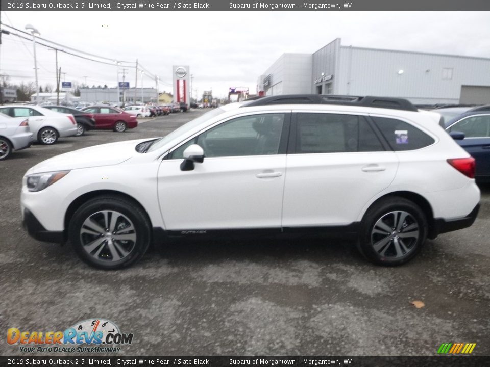 2019 Subaru Outback 2.5i Limited Crystal White Pearl / Slate Black Photo #7
