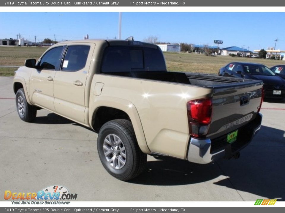 2019 Toyota Tacoma SR5 Double Cab Quicksand / Cement Gray Photo #7