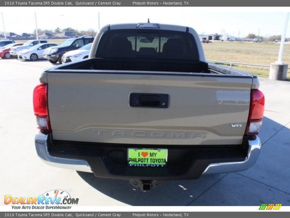 2019 Toyota Tacoma SR5 Double Cab Quicksand / Cement Gray Photo #8