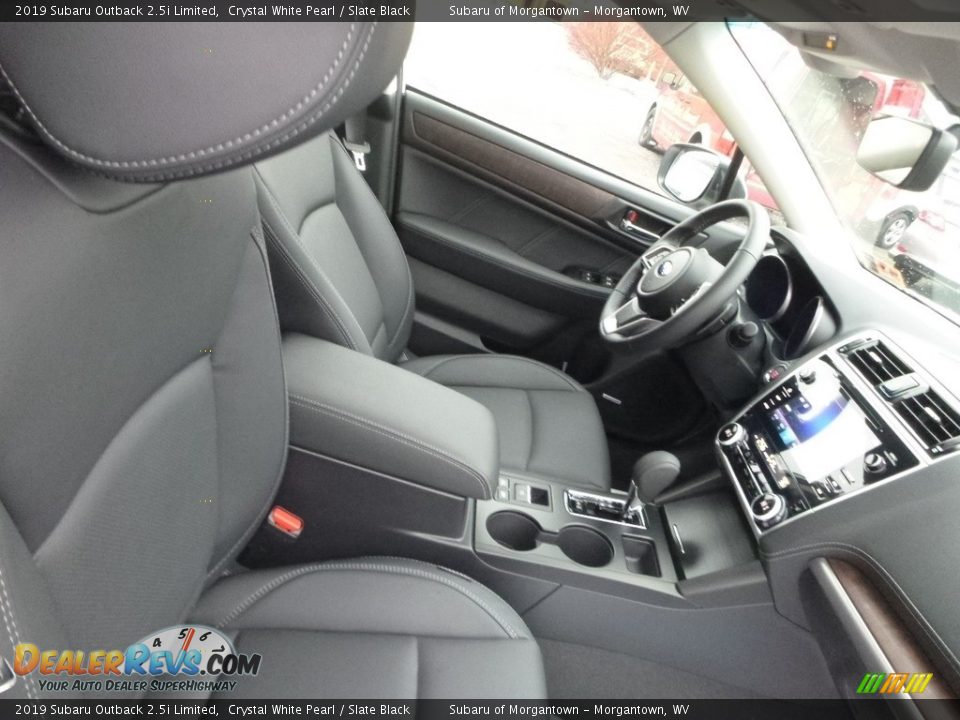 2019 Subaru Outback 2.5i Limited Crystal White Pearl / Slate Black Photo #10