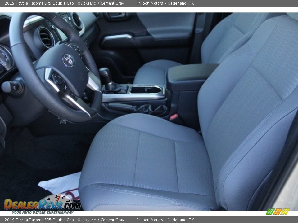 2019 Toyota Tacoma SR5 Double Cab Quicksand / Cement Gray Photo #10