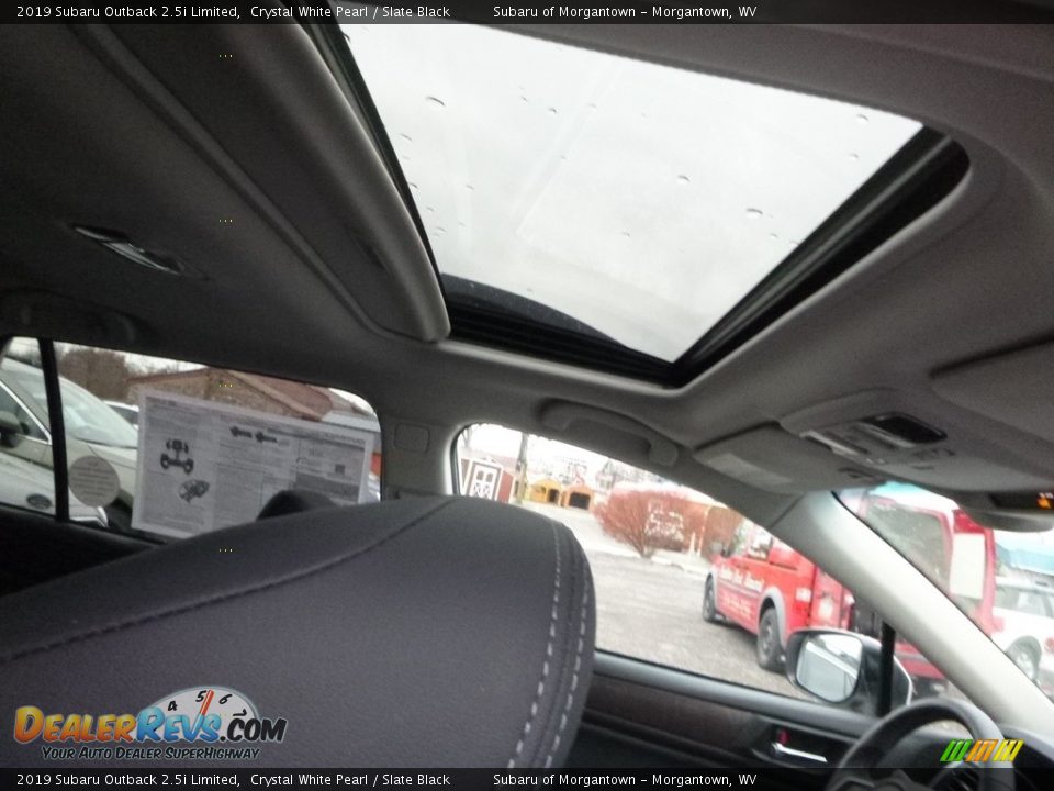 2019 Subaru Outback 2.5i Limited Crystal White Pearl / Slate Black Photo #11