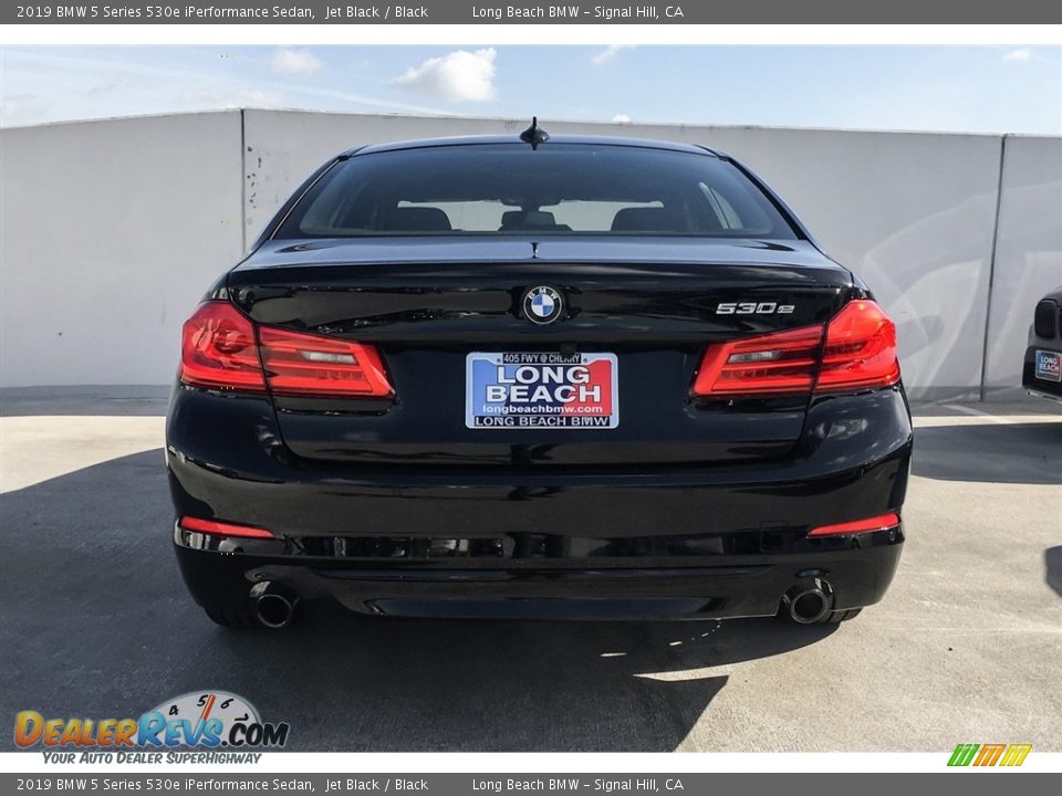 2019 BMW 5 Series 530e iPerformance Sedan Jet Black / Black Photo #3