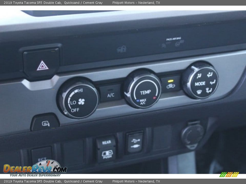 2019 Toyota Tacoma SR5 Double Cab Quicksand / Cement Gray Photo #13