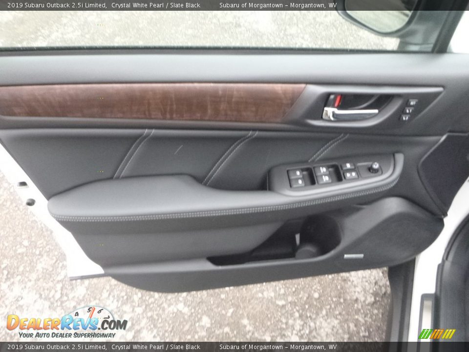 2019 Subaru Outback 2.5i Limited Crystal White Pearl / Slate Black Photo #13