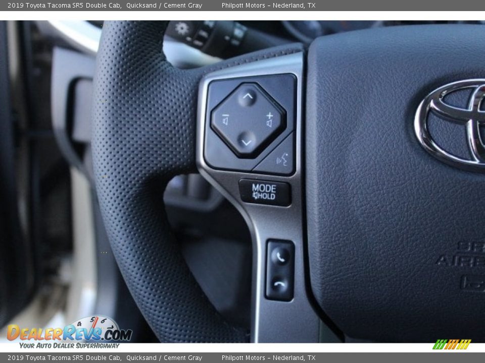 2019 Toyota Tacoma SR5 Double Cab Quicksand / Cement Gray Photo #15