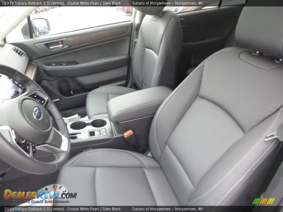 2019 Subaru Outback 2.5i Limited Crystal White Pearl / Slate Black Photo #14