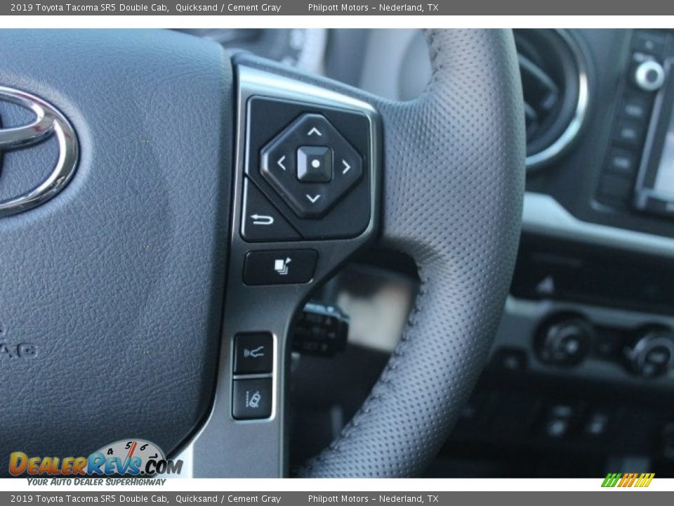 2019 Toyota Tacoma SR5 Double Cab Quicksand / Cement Gray Photo #16