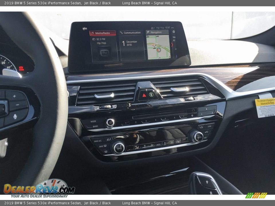 2019 BMW 5 Series 530e iPerformance Sedan Jet Black / Black Photo #6