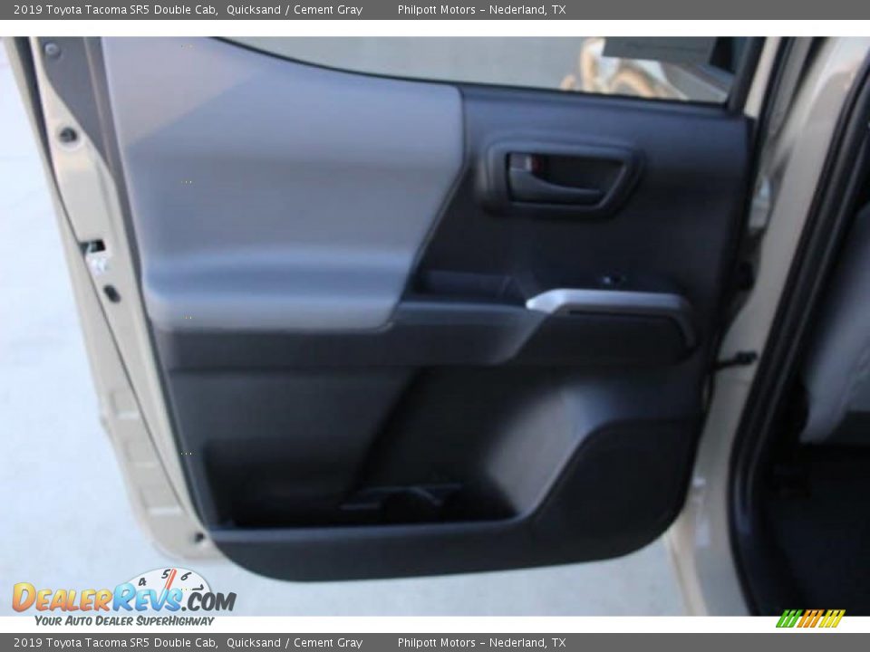 2019 Toyota Tacoma SR5 Double Cab Quicksand / Cement Gray Photo #17