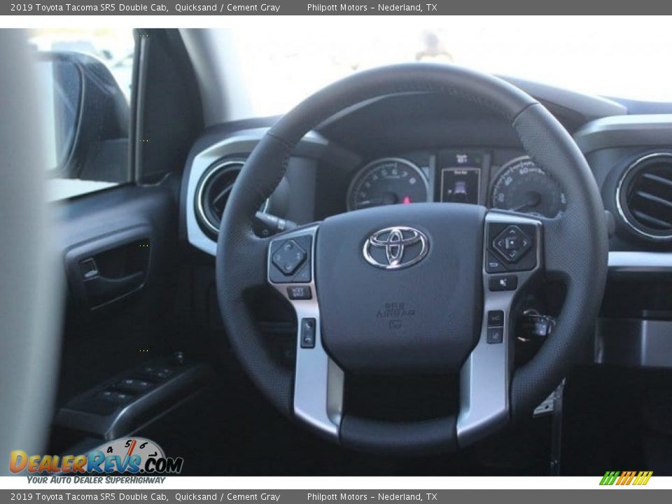 2019 Toyota Tacoma SR5 Double Cab Quicksand / Cement Gray Photo #20