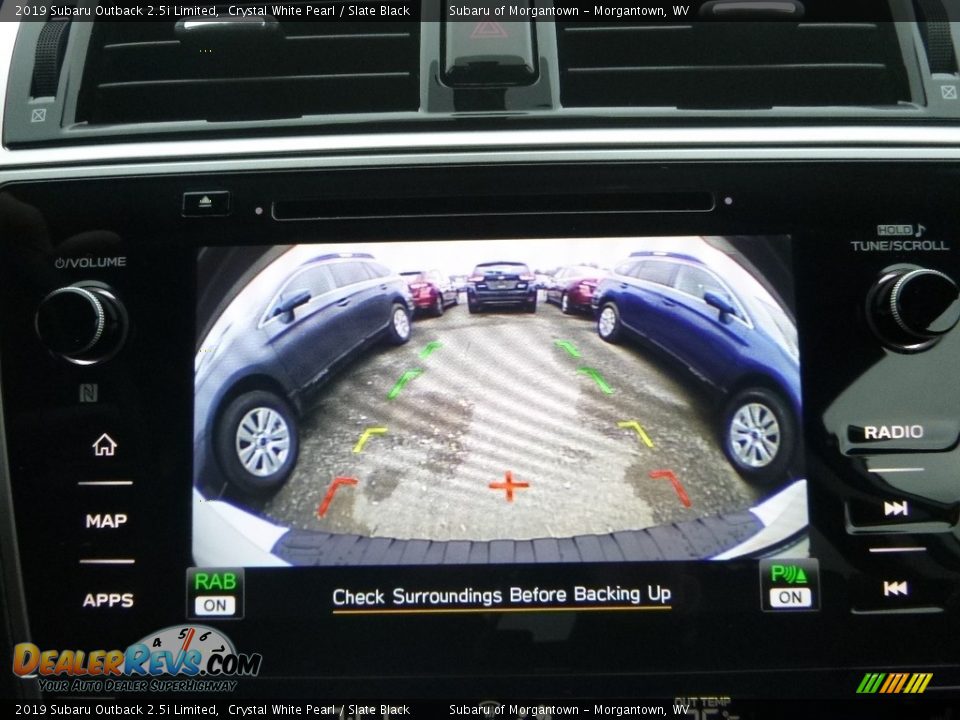 2019 Subaru Outback 2.5i Limited Crystal White Pearl / Slate Black Photo #18