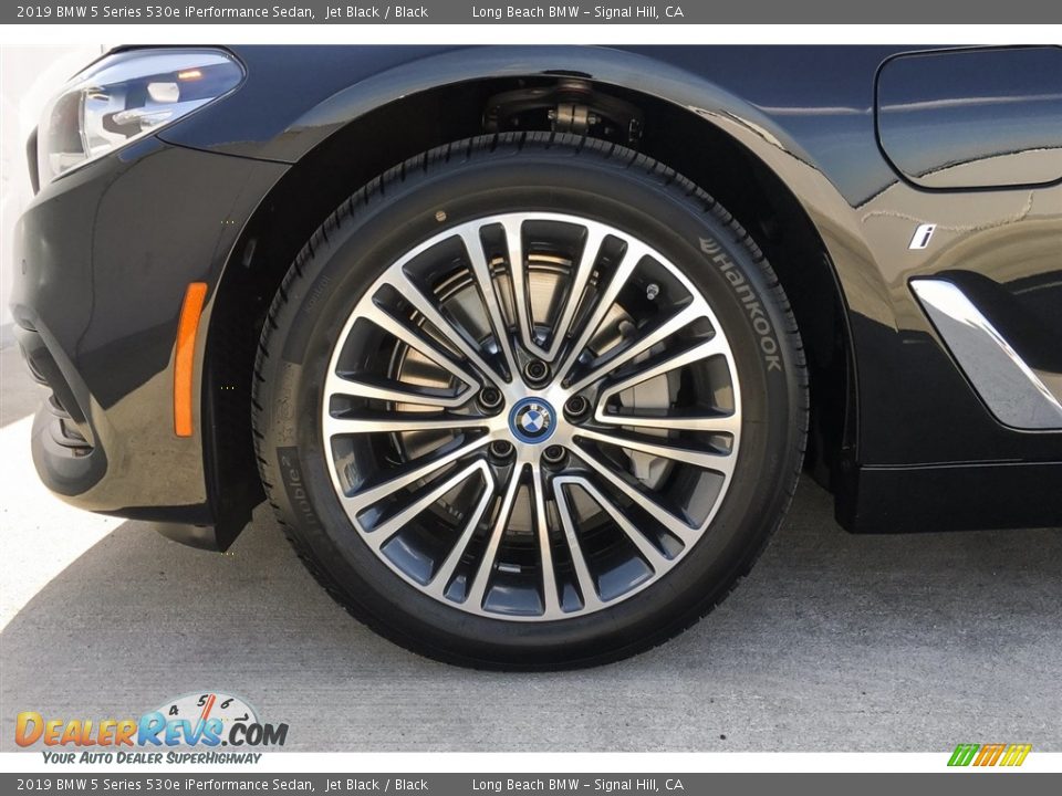 2019 BMW 5 Series 530e iPerformance Sedan Jet Black / Black Photo #9