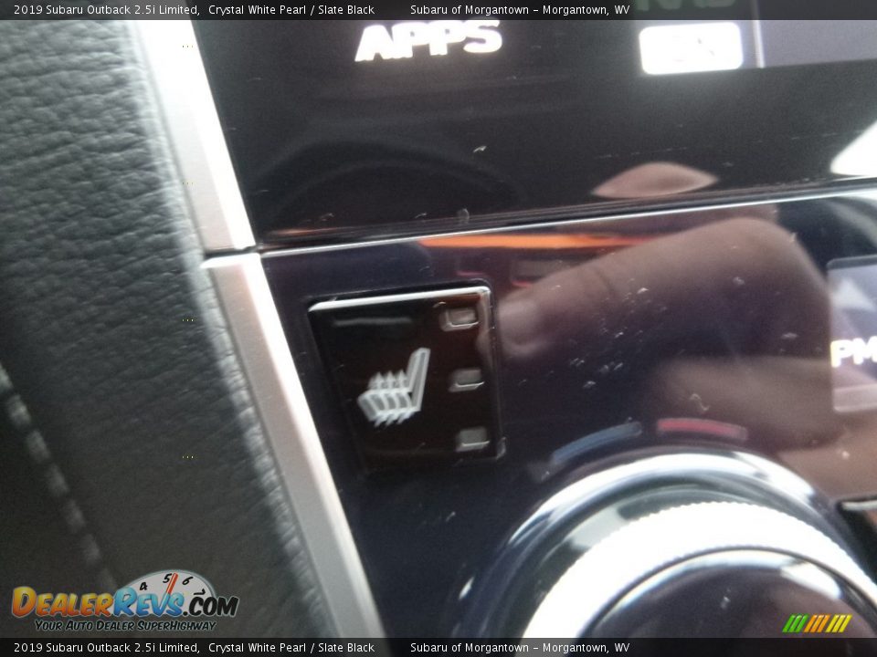 2019 Subaru Outback 2.5i Limited Crystal White Pearl / Slate Black Photo #19