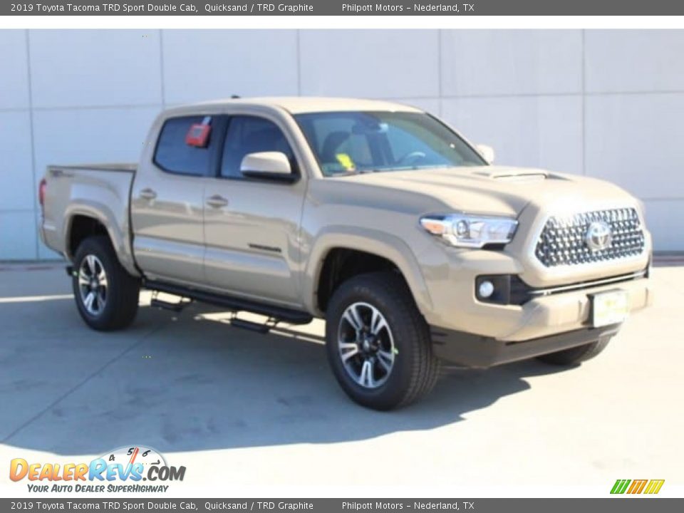 2019 Toyota Tacoma TRD Sport Double Cab Quicksand / TRD Graphite Photo #2