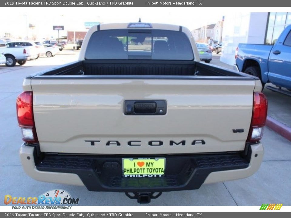 2019 Toyota Tacoma TRD Sport Double Cab Quicksand / TRD Graphite Photo #8