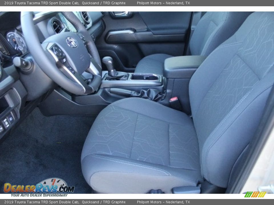 Front Seat of 2019 Toyota Tacoma TRD Sport Double Cab Photo #10
