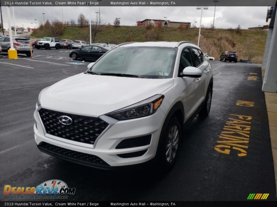 2019 Hyundai Tucson Value Cream White Pearl / Beige Photo #3