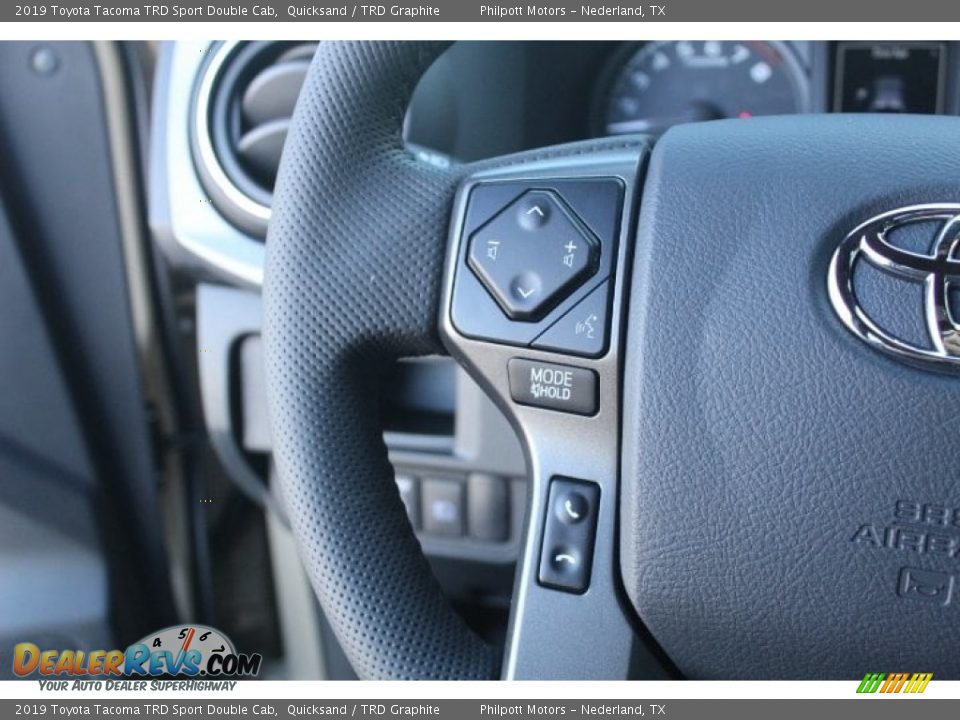 2019 Toyota Tacoma TRD Sport Double Cab Steering Wheel Photo #16