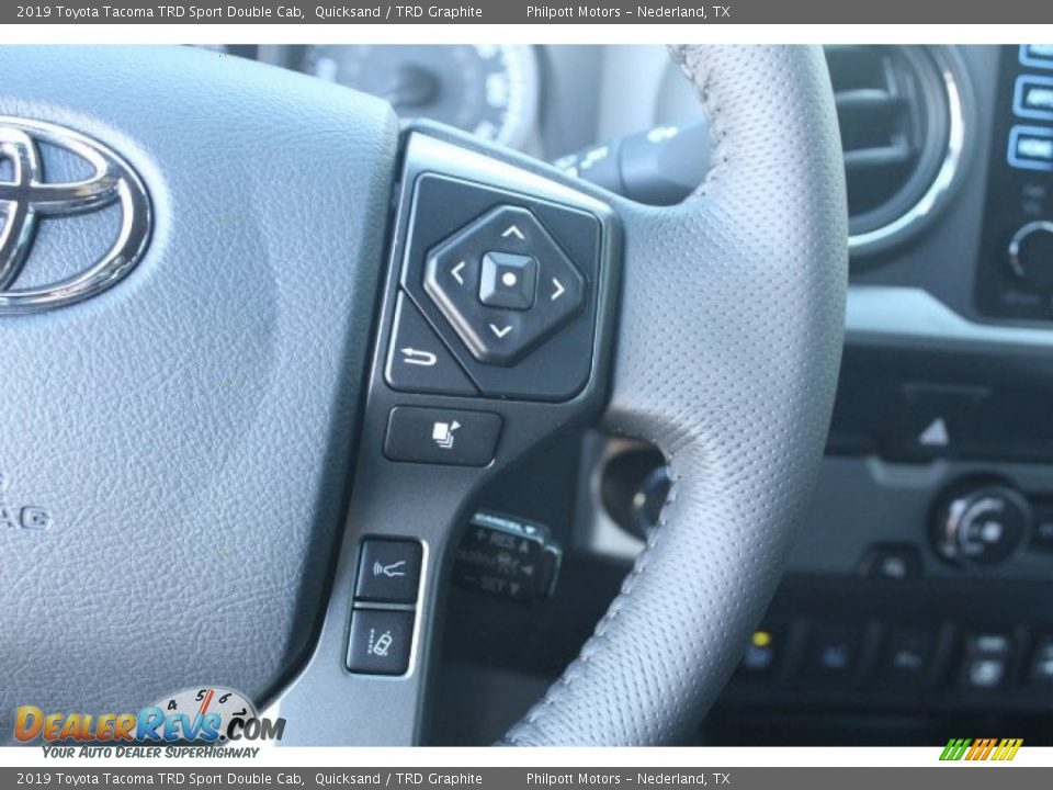 2019 Toyota Tacoma TRD Sport Double Cab Steering Wheel Photo #17