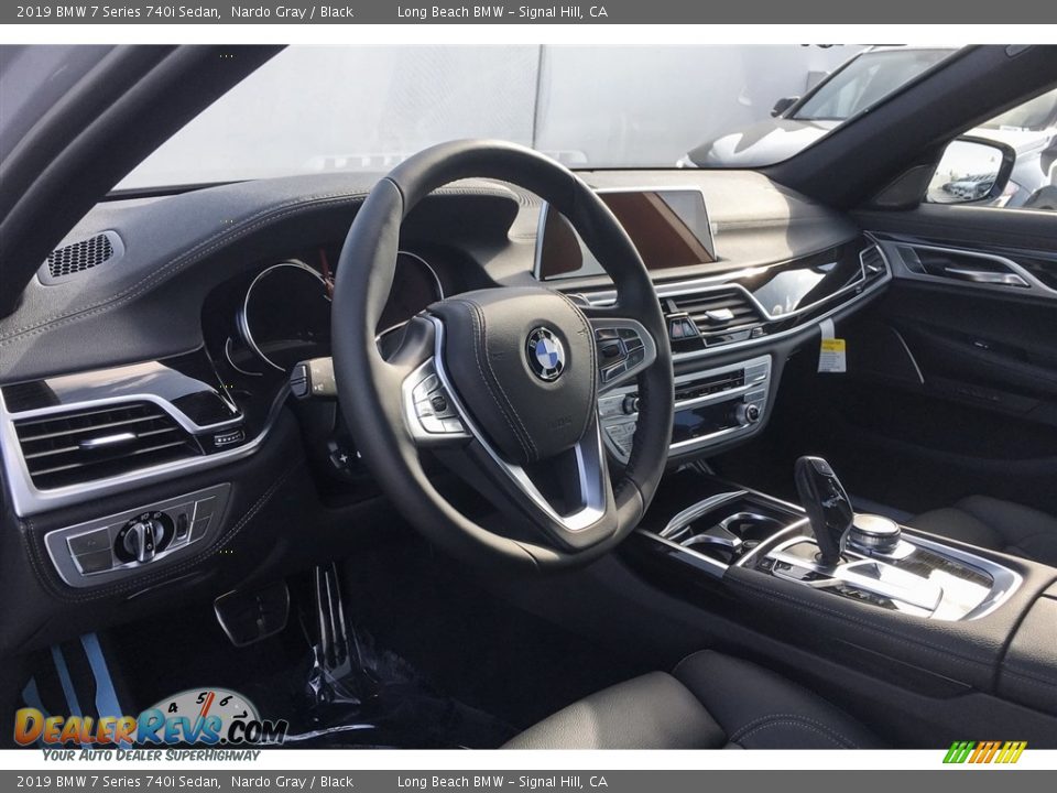 2019 BMW 7 Series 740i Sedan Nardo Gray / Black Photo #4