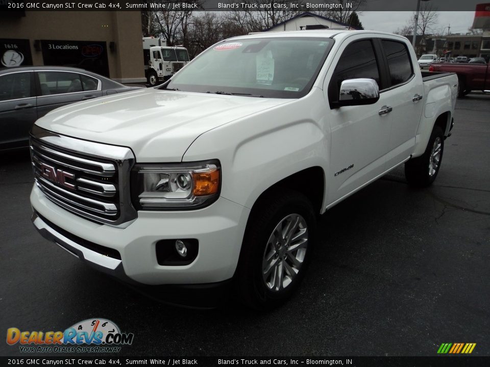 2016 GMC Canyon SLT Crew Cab 4x4 Summit White / Jet Black Photo #2