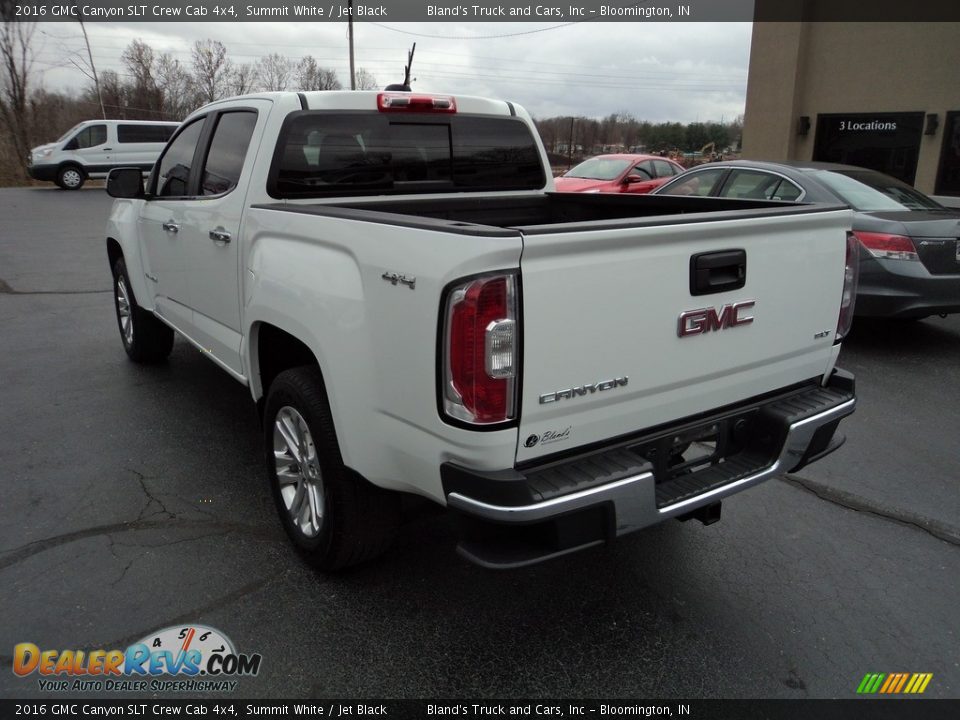 2016 GMC Canyon SLT Crew Cab 4x4 Summit White / Jet Black Photo #3