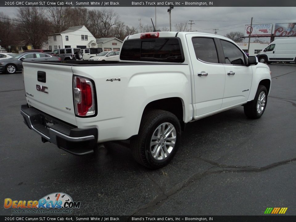 2016 GMC Canyon SLT Crew Cab 4x4 Summit White / Jet Black Photo #4