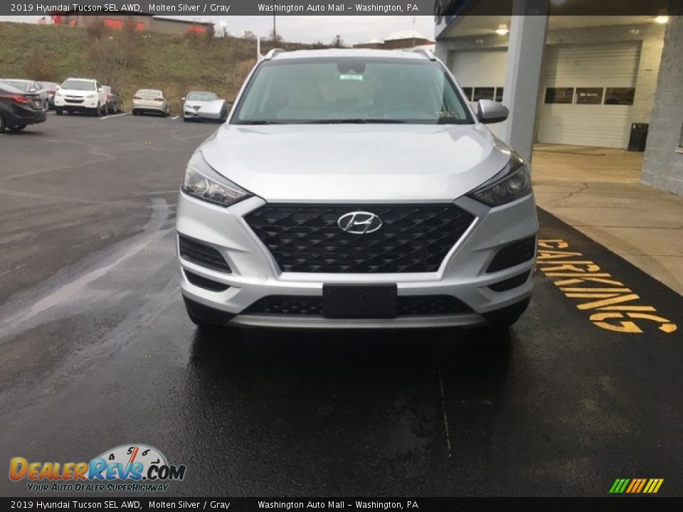 2019 Hyundai Tucson SEL AWD Molten Silver / Gray Photo #6
