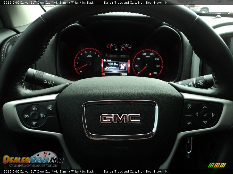 2016 GMC Canyon SLT Crew Cab 4x4 Summit White / Jet Black Photo #13