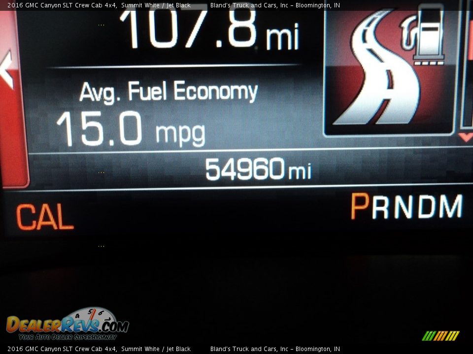 2016 GMC Canyon SLT Crew Cab 4x4 Summit White / Jet Black Photo #15