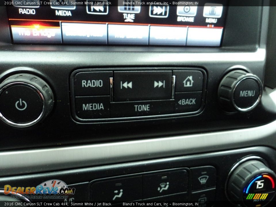 2016 GMC Canyon SLT Crew Cab 4x4 Summit White / Jet Black Photo #20