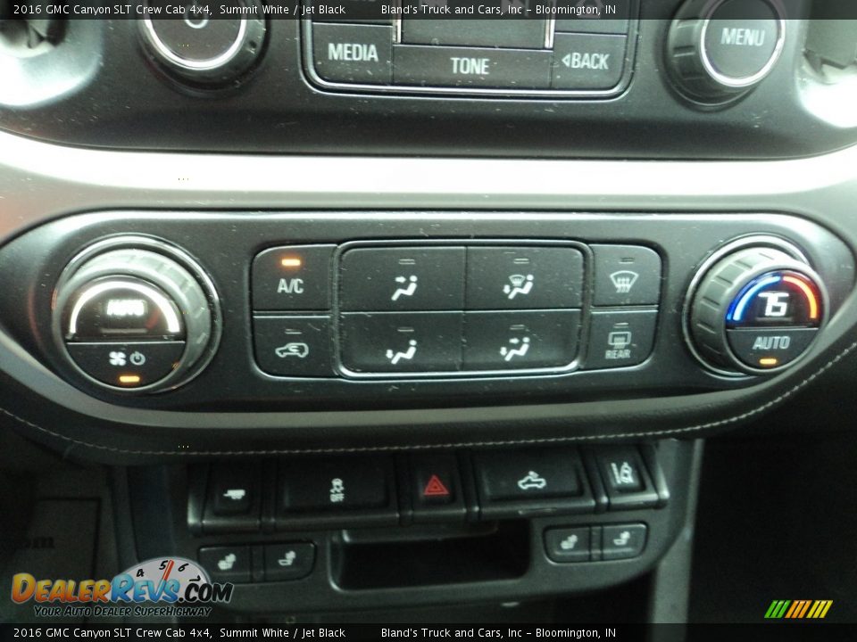 2016 GMC Canyon SLT Crew Cab 4x4 Summit White / Jet Black Photo #21